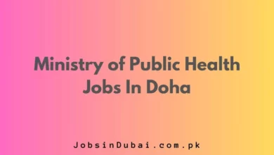 Ministry of Public Health Jobs In Doha