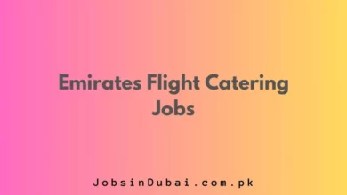 Emirates Flight Catering Jobs