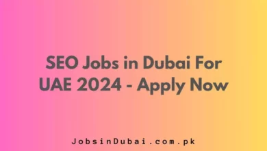 SEO Jobs in Dubai For UAE