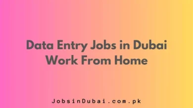 Data Entry Jobs in Dubai Work From Home