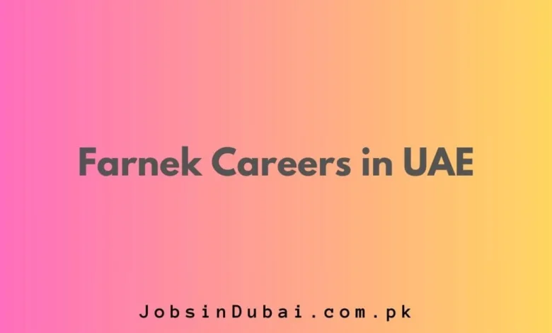 Farnek Careers in UAE