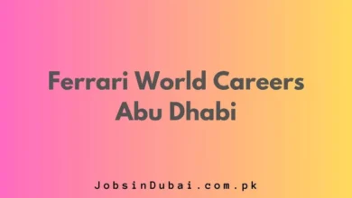 Ferrari World Careers Abu Dhabi