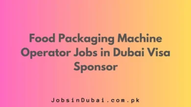 Food Packaging Machine Operator Jobs in Dubai