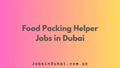 Food Packing Helper Jobs in Dubai