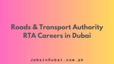 Roads & Transport Authority RTA Careers in Dubai