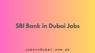 SBI Bank in Dubai Jobs