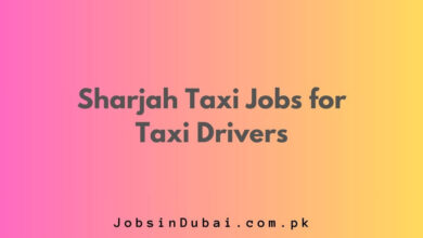 Sharjah Taxi Jobs for Taxi Drivers