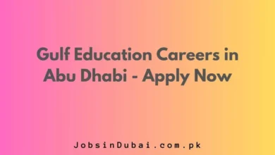 Gulf Education Careers in Abu Dhabi