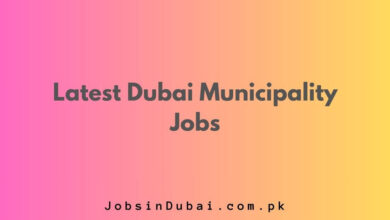 Latest Dubai Municipality Jobs