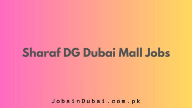 Sharaf DG Dubai Mall Jobs