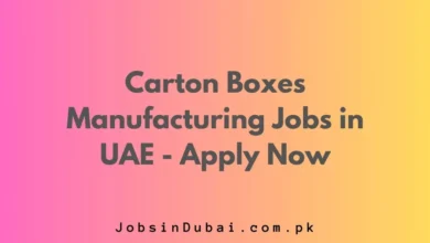 Carton Boxes Manufacturing Jobs in UAE