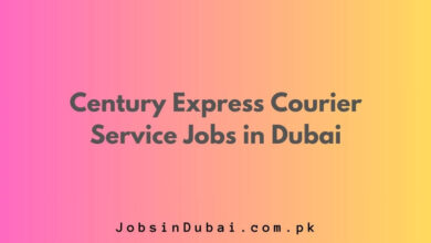 Century Express Courier Service Jobs in Dubai