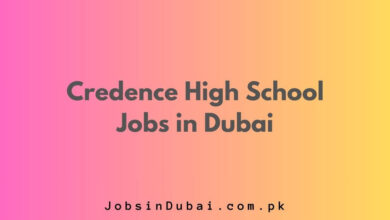 Credence High School Jobs in Dubai