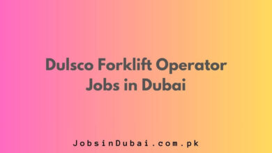 Dulsco Forklift Operator Jobs in Dubai