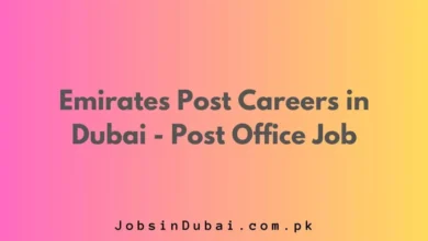 Emirates Post Careers in Dubai
