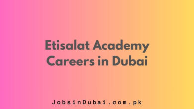 Etisalat Academy Careers in Dubai