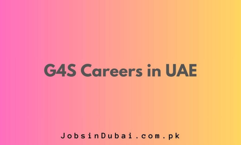 G4S Careers in UAE