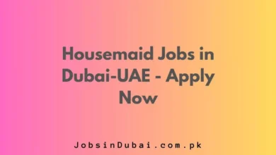 Housemaid Jobs in Dubai-UAE