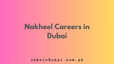 Nakheel Careers in Dubai