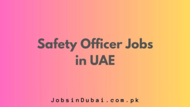 Safety Officer Jobs in UAE