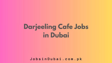 Darjeeling Cafe Jobs in Dubai