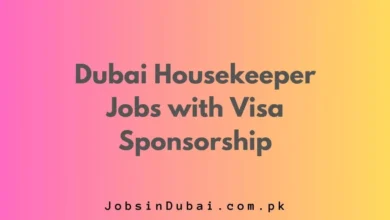 Dubai Housekeeper Jobs