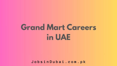 Grand Mart Careers in UAE