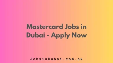 Mastercard Jobs in Dubai