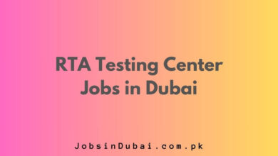 RTA Testing Center Jobs in Dubai