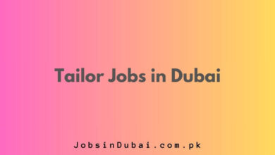 Tailor Jobs in Dubai