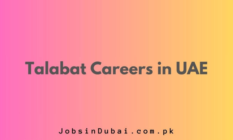 Talabat Careers in UAE