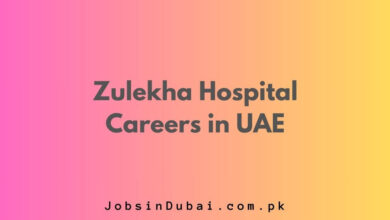 Zulekha Hospital Careers in UAE