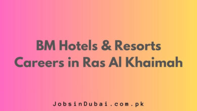 BM Hotels & Resorts Careers in Ras Al Khaimah