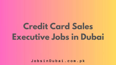 Credit Card Sales Executive Jobs in Dubai