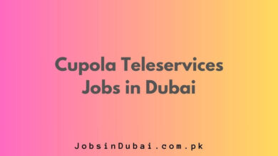 Cupola Teleservices Jobs in Dubai