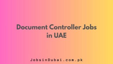 Document Controller Jobs in UAE