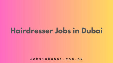 Hairdresser Jobs in Dubai