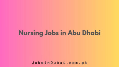 Nursing Jobs in Abu Dhabi