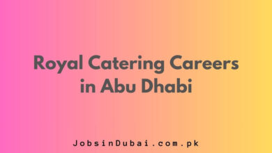 Royal Catering Careers in Abu Dhabi