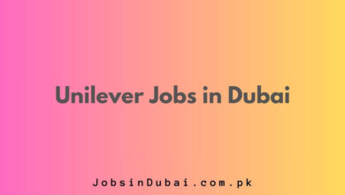 Unilever Jobs in Dubai