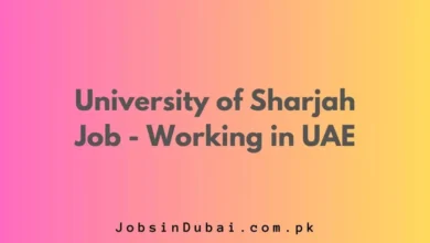 University of Sharjah Job - Working in UAE