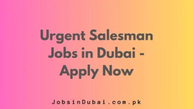 Salesman Jobs in Dubai