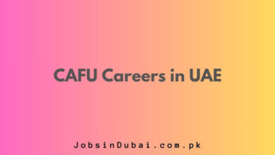 CAFU Careers in UAE