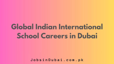 Global Indian International School Careers in Dubai