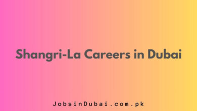 Shangri-La Careers in Dubai