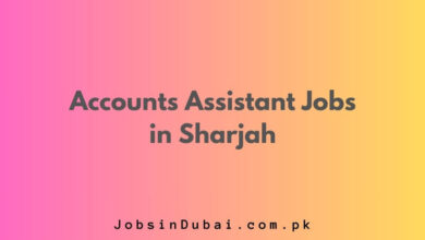 Accounts Assistant Jobs in Sharjah