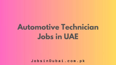 Automotive Technician Jobs in UAE