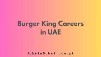 Burger King Careers in UAE