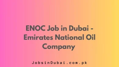 ENOC Job in Dubai