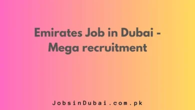 Emirates Job in Dubai